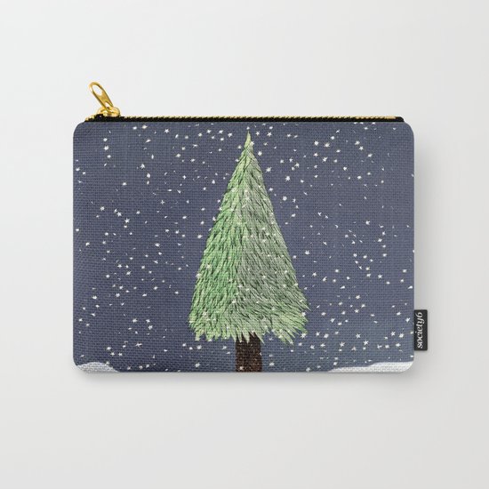 Winter Tree Carry-All Pouch