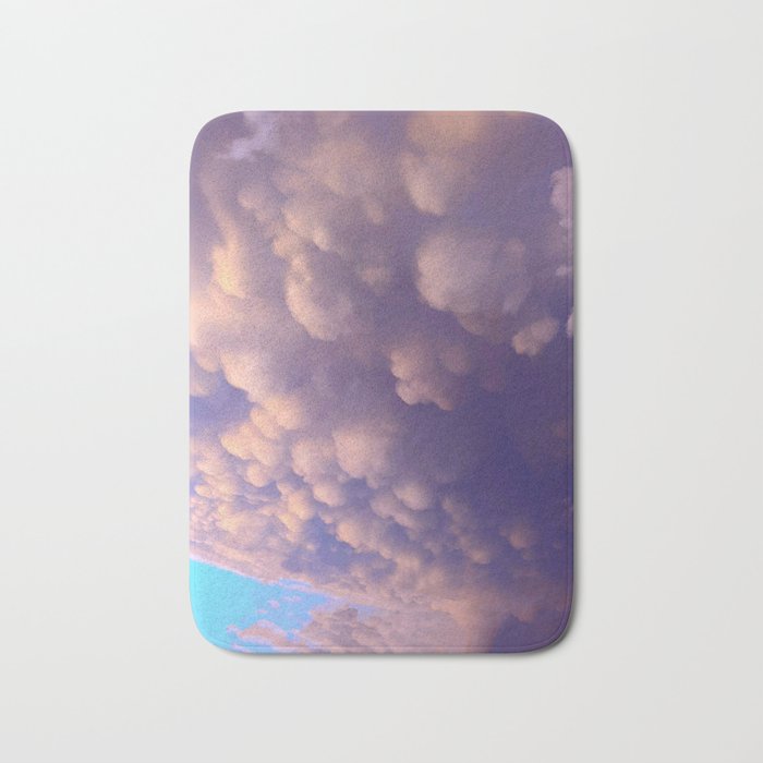 Bubbly Clouds Bath Mat