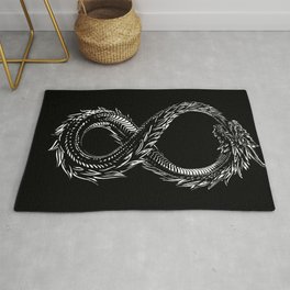 altered ouroboros  Area & Throw Rug