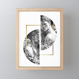 Perspectives NOODOOD painting (gold doesn't print shiny) Framed Mini Art Print