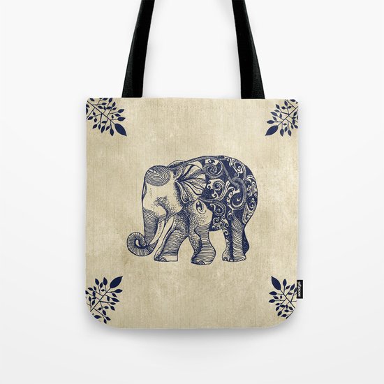 Simple Elephant Tote Bag