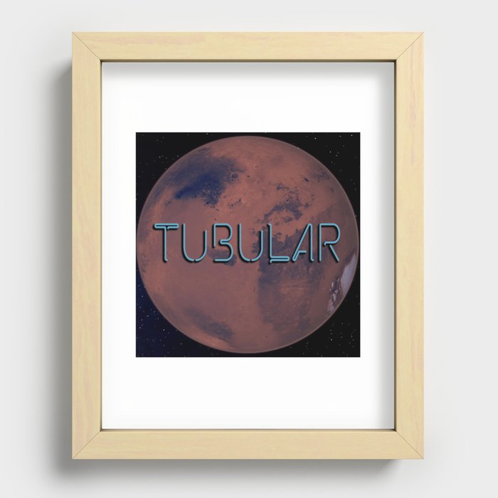 TUBULAR. Recessed Framed Print