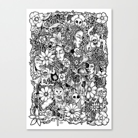 secret garden Canvas Print