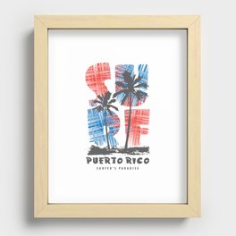 Puerto Rico surf paradise Recessed Framed Print