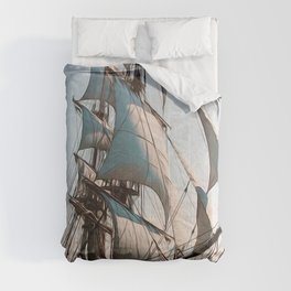 Black Sails Comforter | Ship, Seaexploration, Ancientcaravel, Wave, Brigantine, Ancientgalleon, Water, Sailtheocean, Wind, Ancientship 