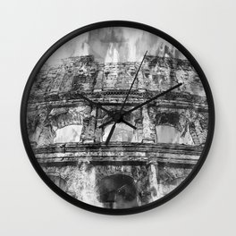 Rome, Colosseum Wall Clock | Painting, Colosseoroma, Italy, Colosseo, Romanpanorama, Romanticrome, Rome, Magicalrome, Coliseum, Architecture 