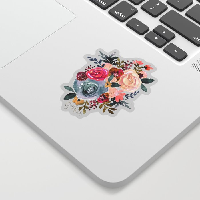 Autumn Rose Sticker