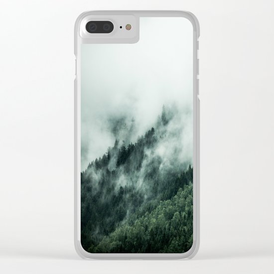 Foggy Woods 1 Clear iPhone Case