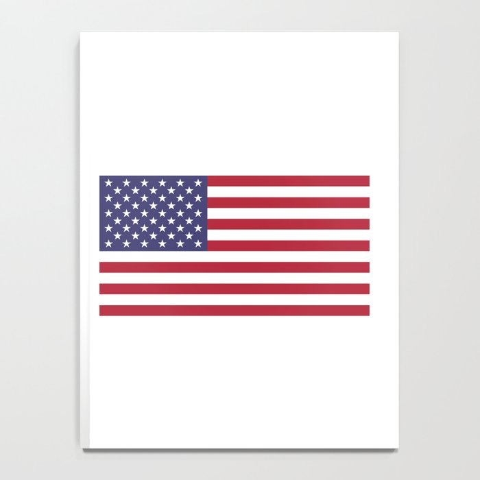 usa flag hi def authentic color scale image notebook by flags