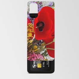 Summer Poppy bouquet Android Card Case