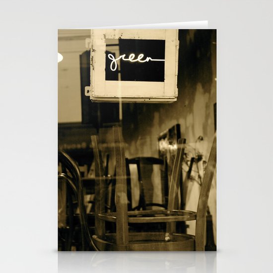 The Green Stationery Cards