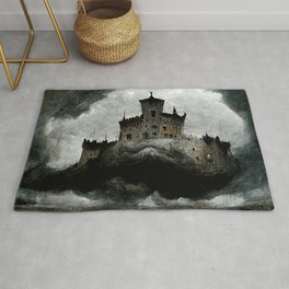 Castle in the Storm Area & Throw Rug