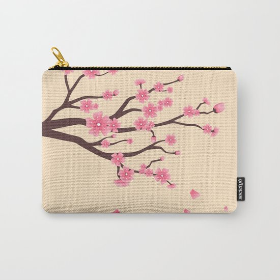 Cherry branch Carry-All Pouch