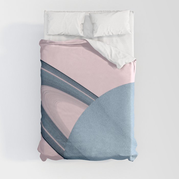 Candy Saturn Duvet Cover