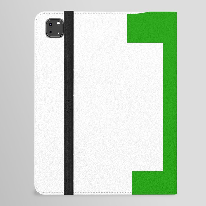 Number 1 (Green & White) iPad Folio Case
