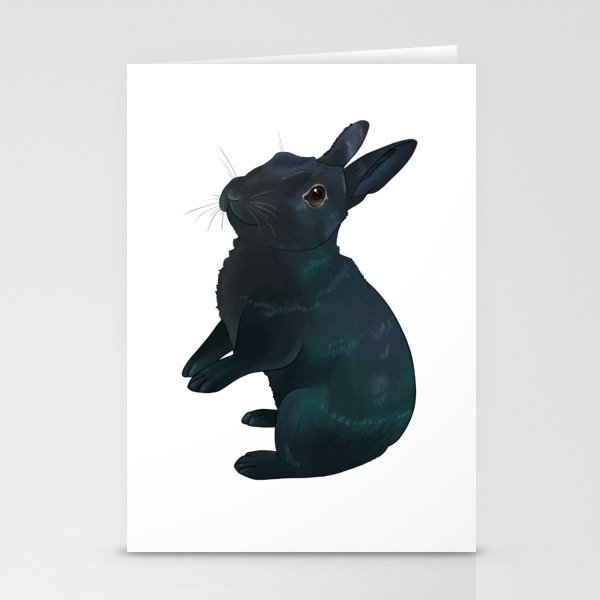 Black Rabbit Stationery Cards
