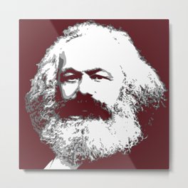 Karl Marx Metal Print | Economics, Philosopher, Writer, Communist, Marx, Marxism, Socialism, Communism, Philosophy, Graphicdesign 