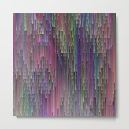 Acid Rain Metal Print | Fallingstars, Graphicdesign, Rainbowwaterfall, Colorful, Yellow, Waterfall, Purple, Pink, White, Blue 