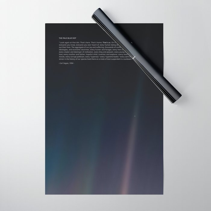 The Pale Blue Dot  Wrapping Paper