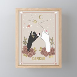 Cancer Zodiac Series Framed Mini Art Print