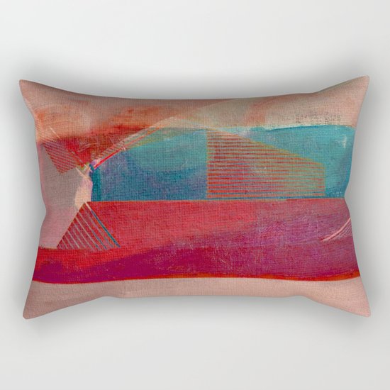 The River and the Dam Rectangular Pillow