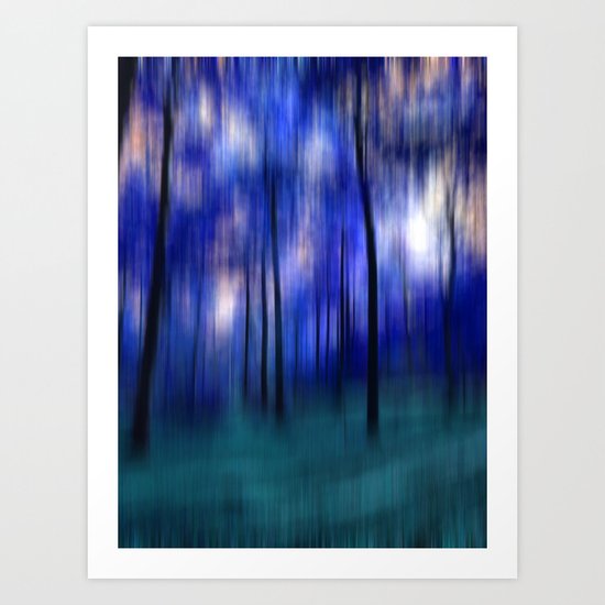 forest abstract Art Print