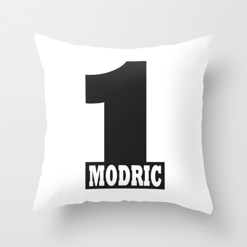 Luka Modric Named Number 1 Of The World Throw Pillow By Hypnoboy