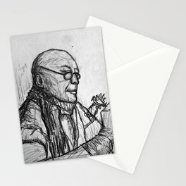 charcoal sketches Stationery Cards