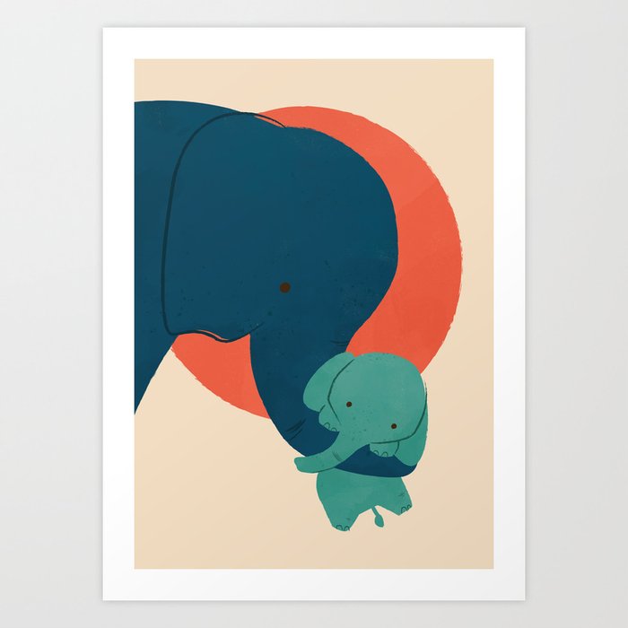 Baby Elephant 2 Art Print