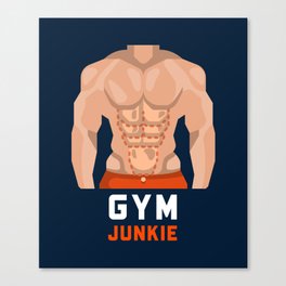 Gym Junkie Canvas Print