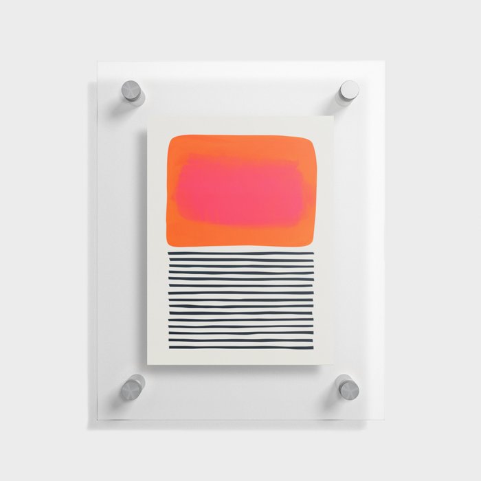 Sunset Ripples Floating Acrylic Print