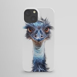 Luminous Emu Art iPhone Case