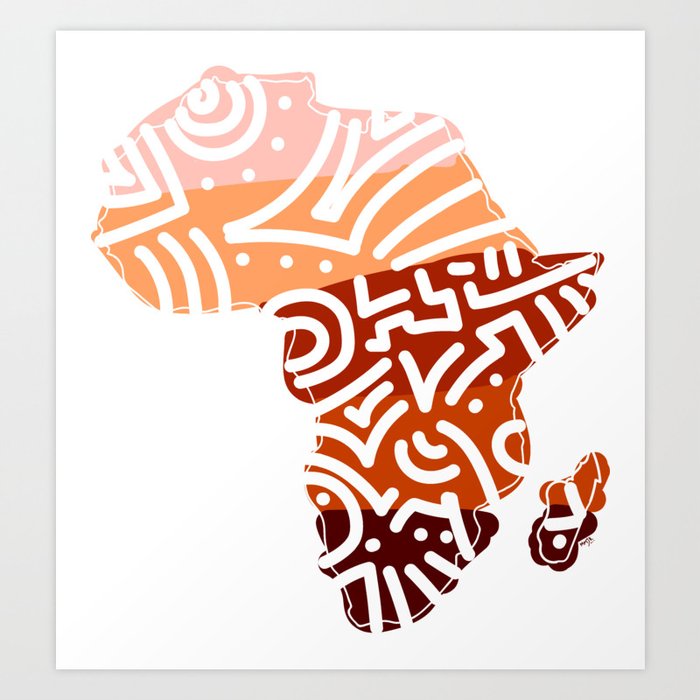 africa continent outline
