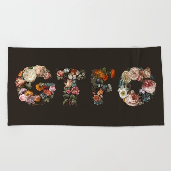 GTFO Beach Towel