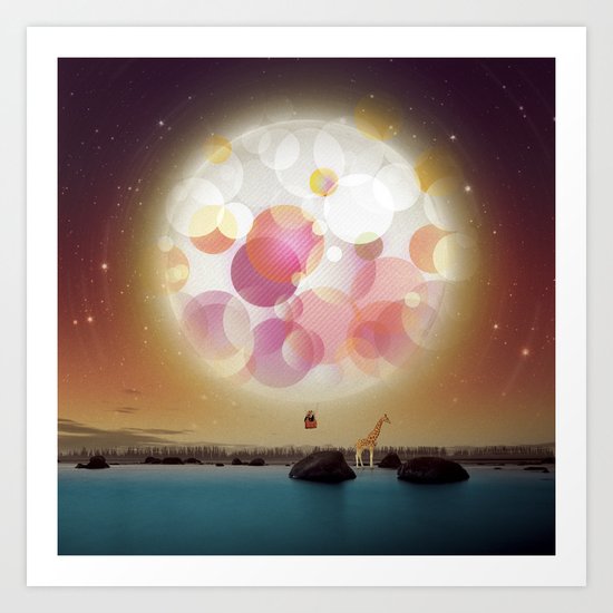 L'Amoureux Melancolique Art Print