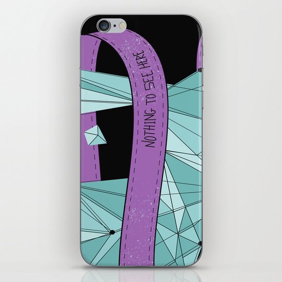 Nothing To See Here (B). iPhone & iPod Skin