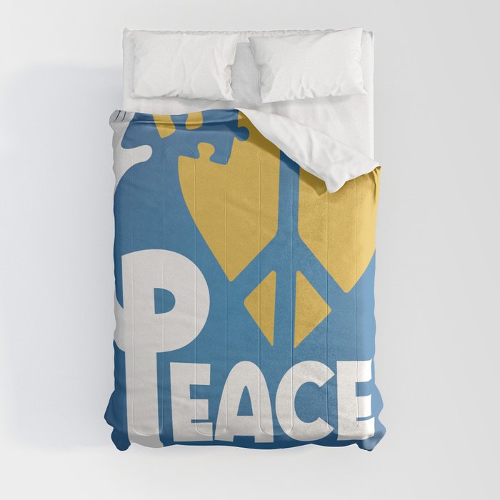 Ukraine peace, make peace in Ukraine Comforter