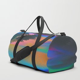 Sheer Dumb Luck Duffle Bag | Graphicdesign, Texture, Abstract, Curated, Pixelsort, Multicolor, Glitch, Trippy, Digital, Bold 
