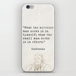 Confucius mnscp iPhone Skin