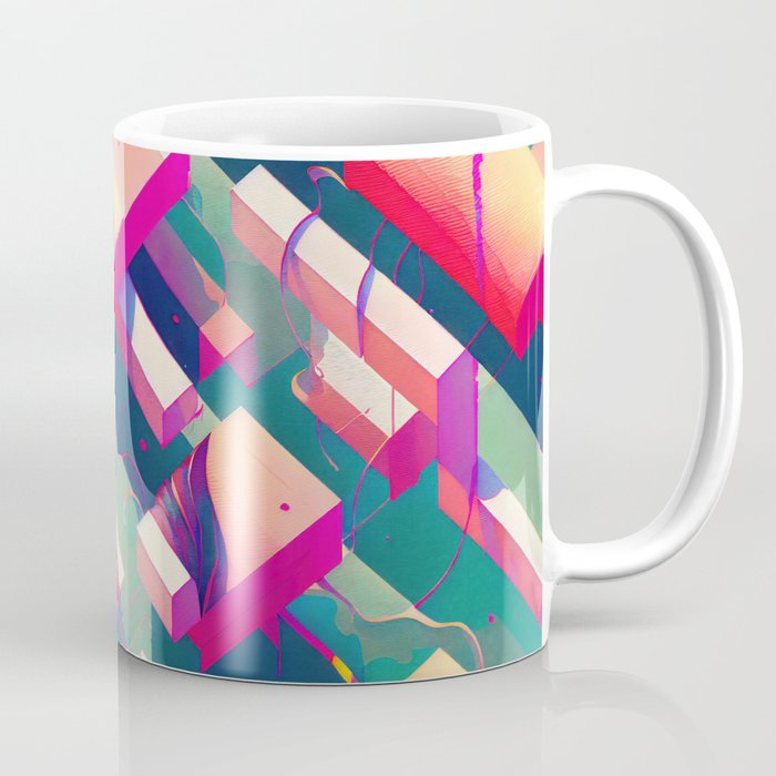  Cotton Candy Swamp Pattern Coffee Mug