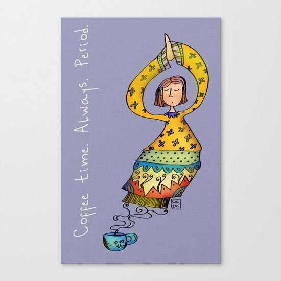 Coffee Time Canvas Print