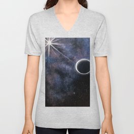 galaxy V Neck T Shirt