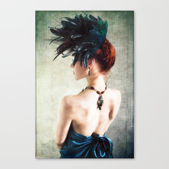 Madame Peacock II Canvas Print