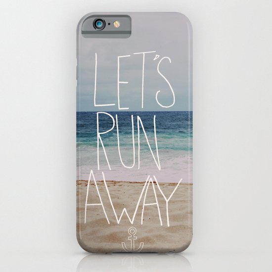 Let's Run Away: Sandy Beach, Hawaii iPhone & iPod Case