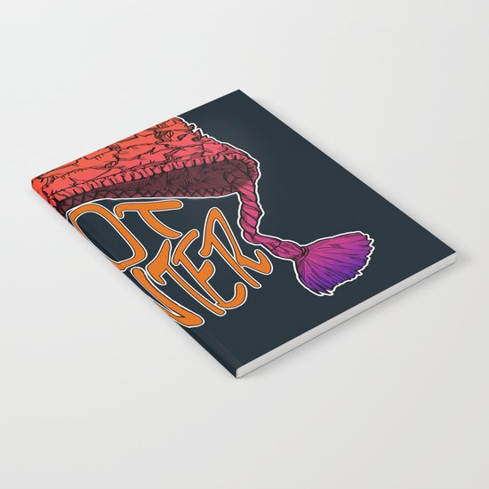 Hot Pineapple Winter Notebook