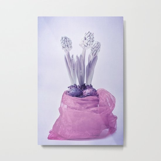 HYACINTH STILL LIFE Metal Print