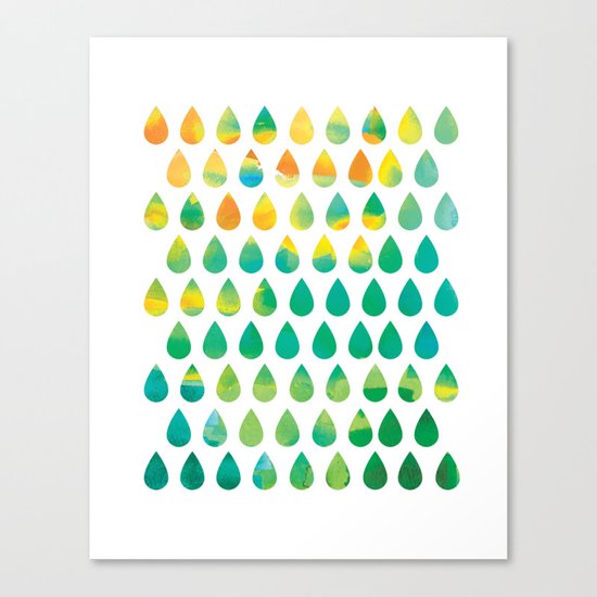 Monsoon Rain Canvas Print