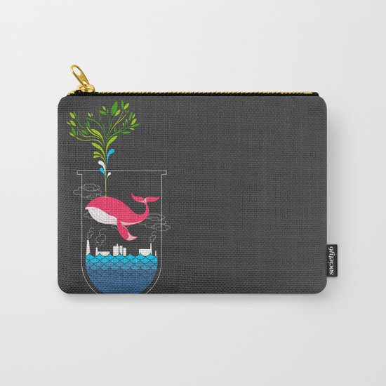 Nature Whale Carry-All Pouch