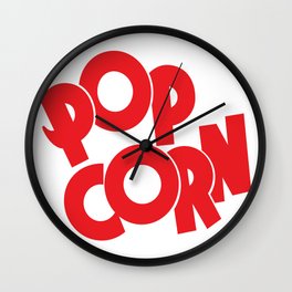 Fresh Popcorn Wall Clock