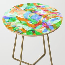 Bright Abstract 5 Side Table